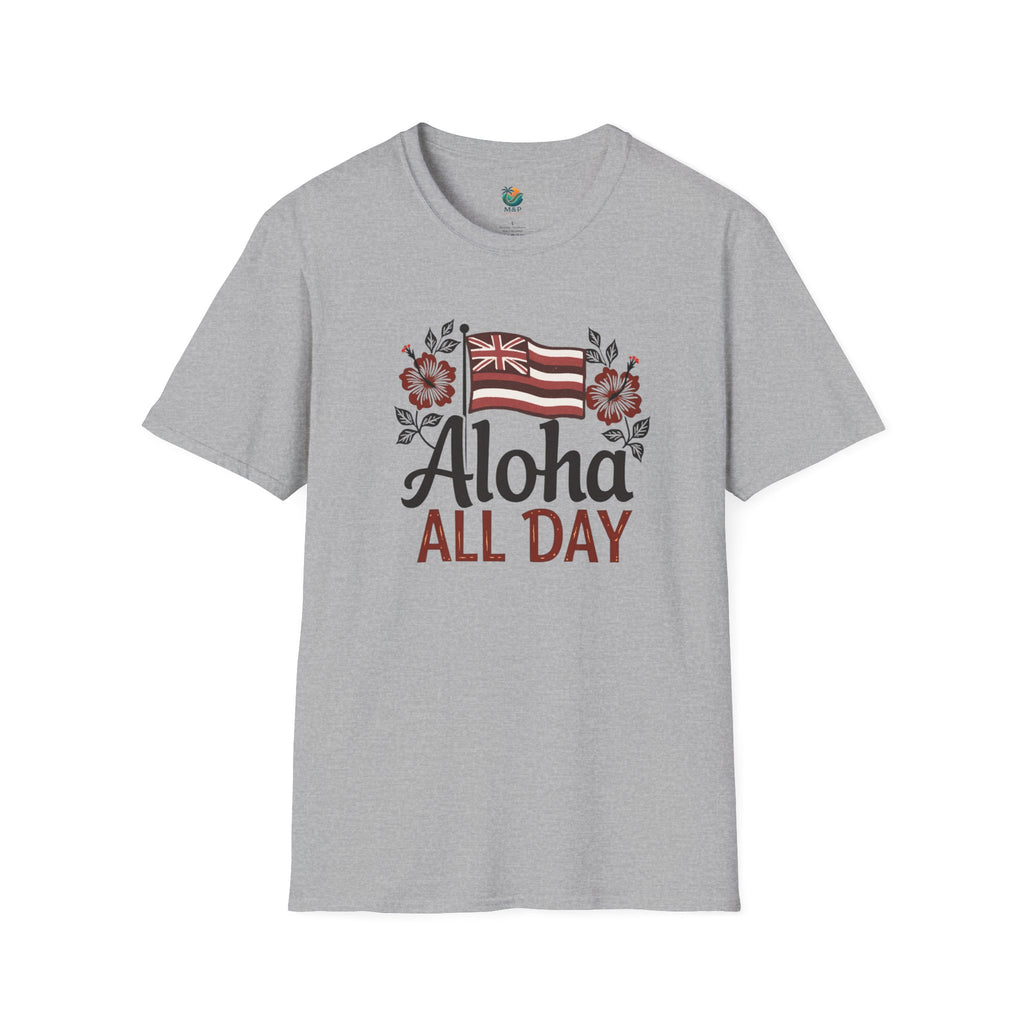 Aloha All Day T-shirt by Printify