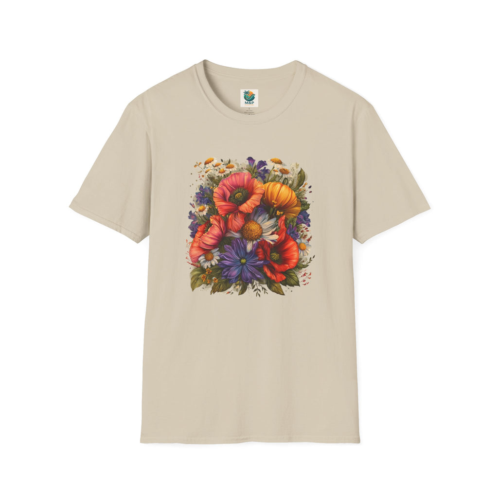 Floral Tee Unisex T-Shirt by Printify