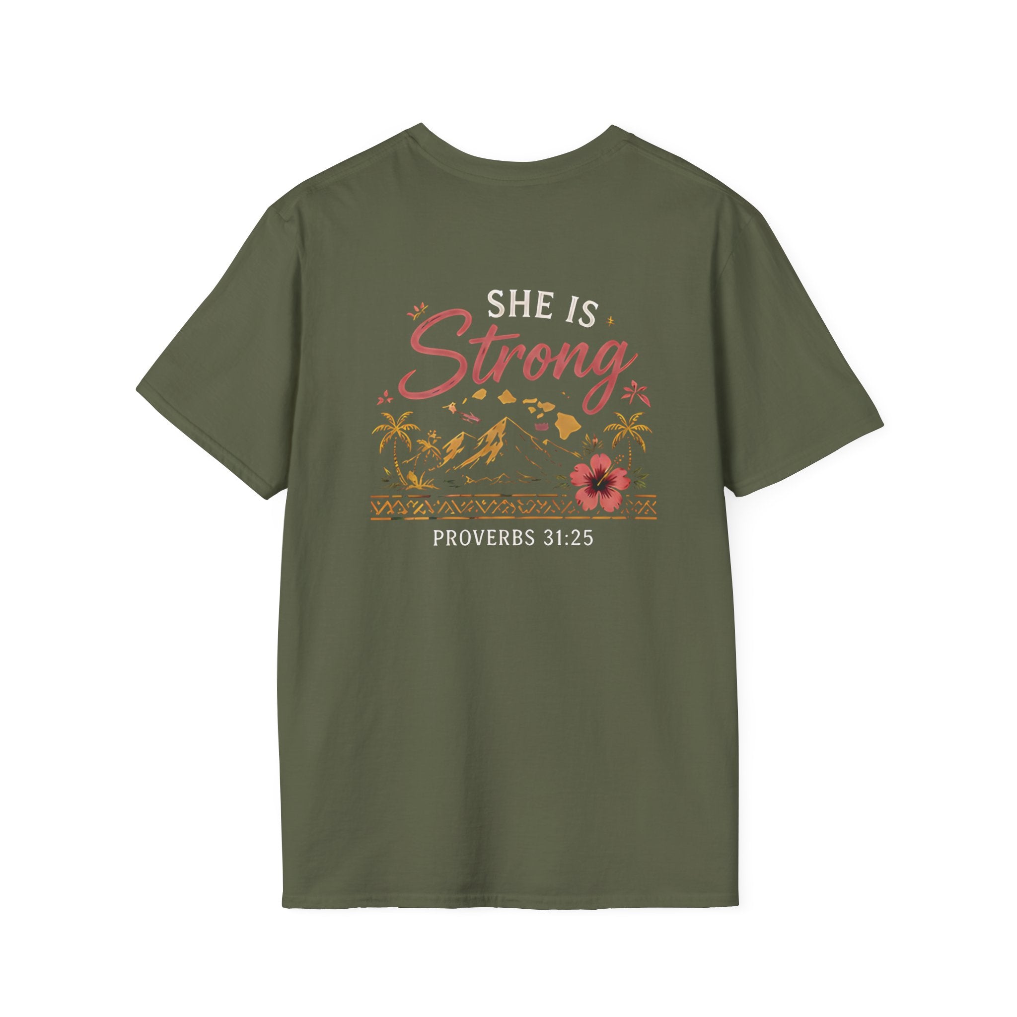 She is Strong Proverbs 31:25 Class of 2026 T-Shirt by Printify