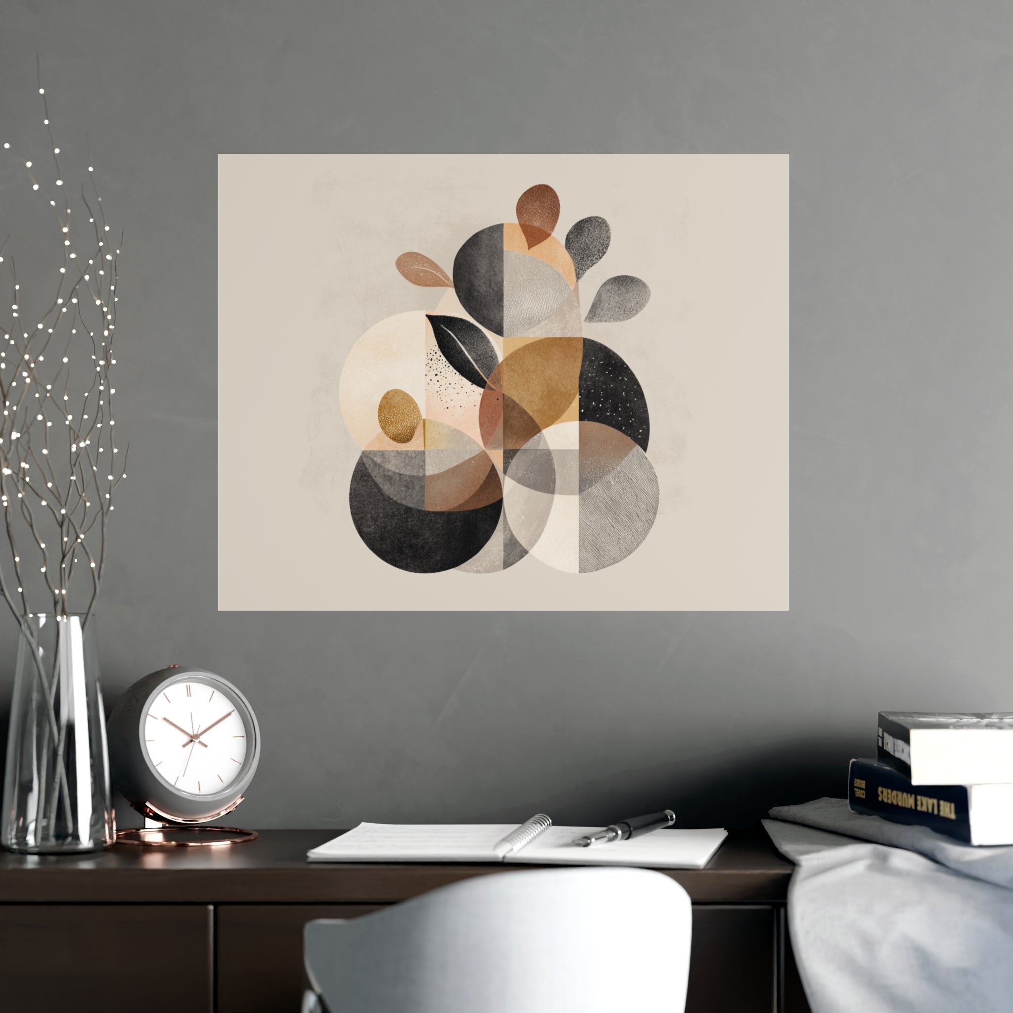 Abstract Wall Art Print Neutral Poster