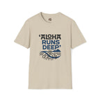 Aloha Runs Deep T-Shirt — Hawaiian Surf Vibe Tee by Printify
