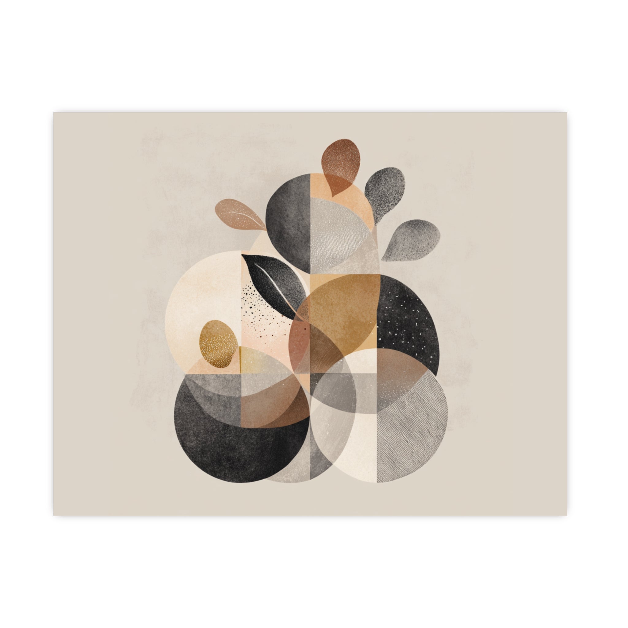 Abstract Wall Art Print Neutral Poster