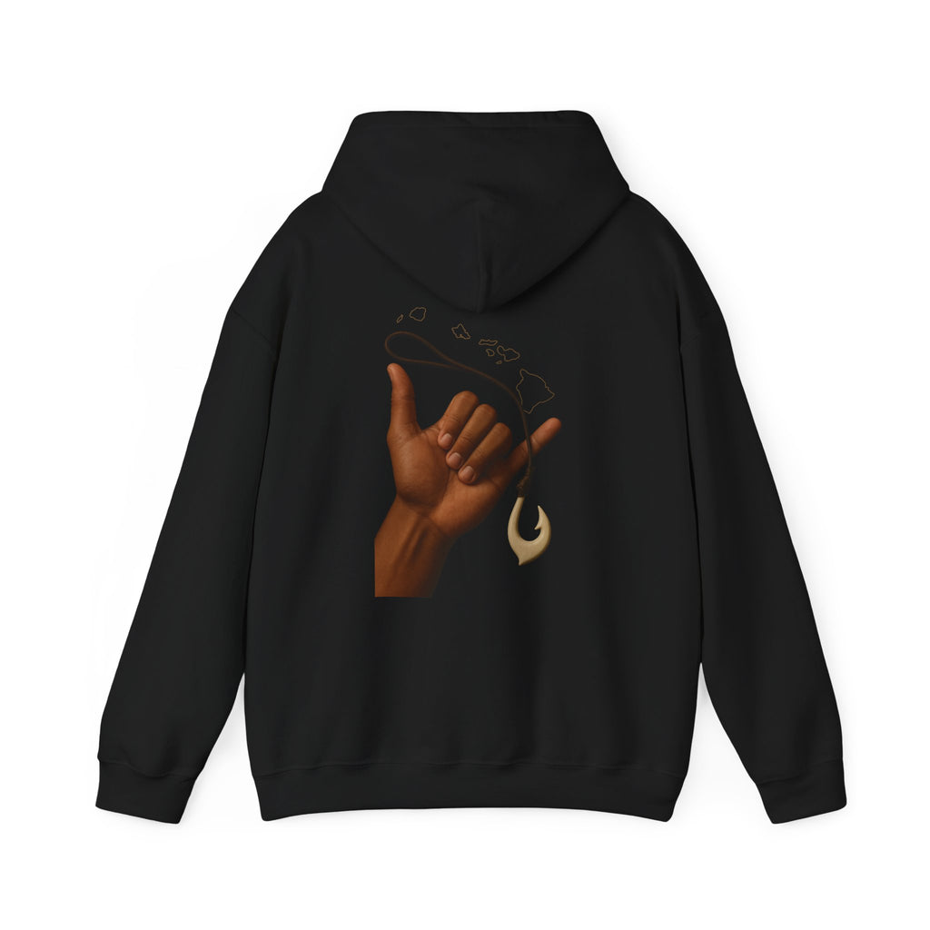 Fisher of Men Shaka Fishhook Hoodie by Printify