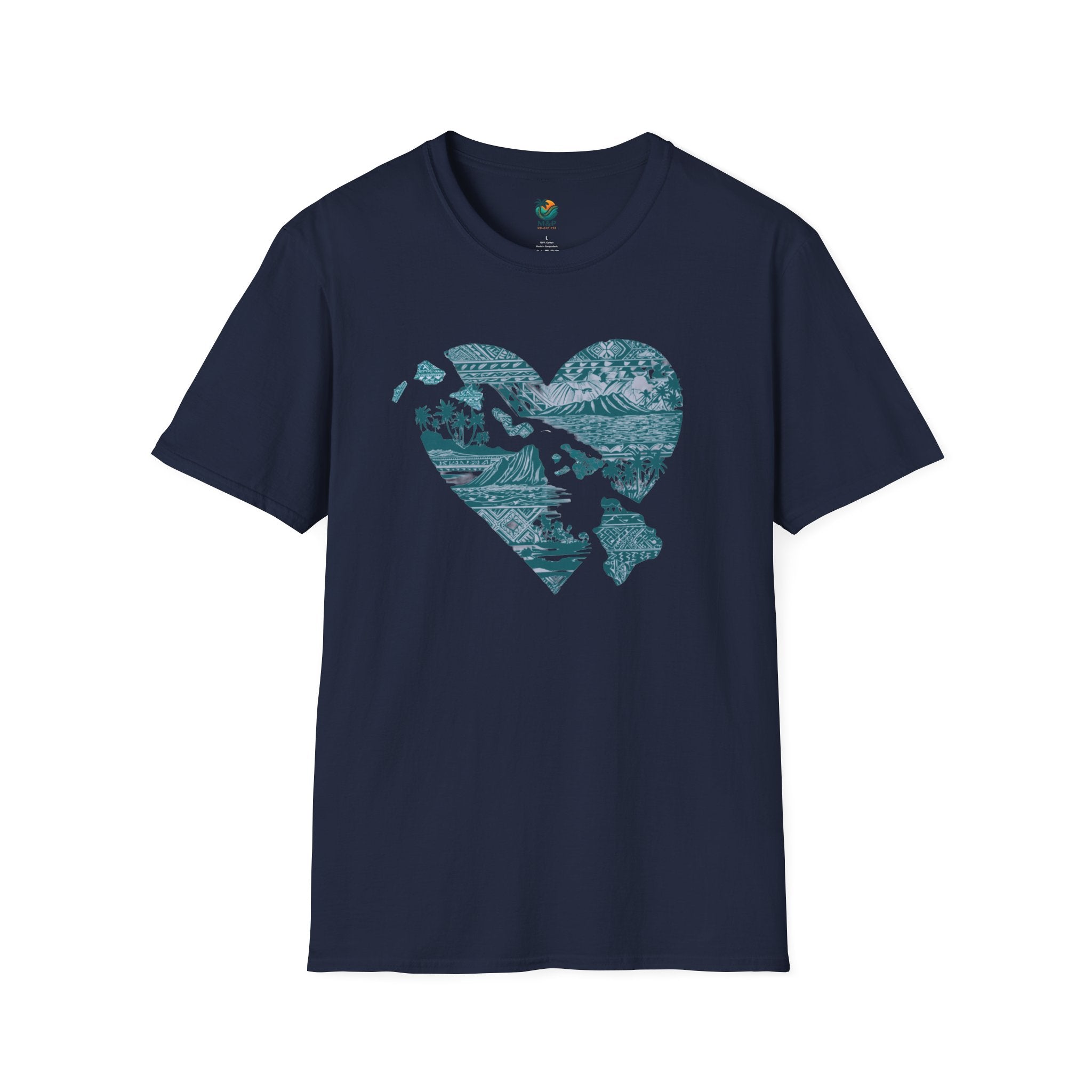 Hawaii at Heart Blue Unisex T-Shirt