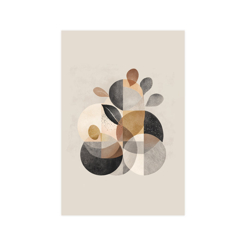 Abstract Wall Art Print Neutral Poster