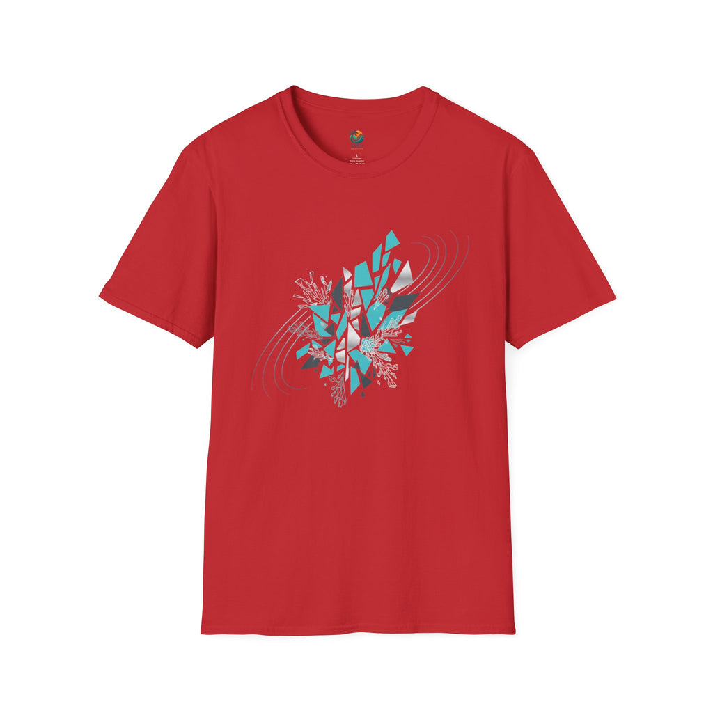 Coral Reef Abstract AI Art T-Shirt by Printify