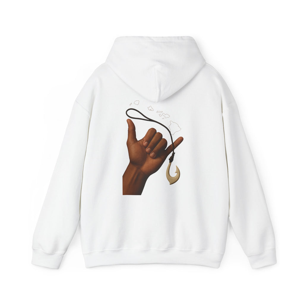 Fisher of Men Shaka Fishhook Hoodie by Printify