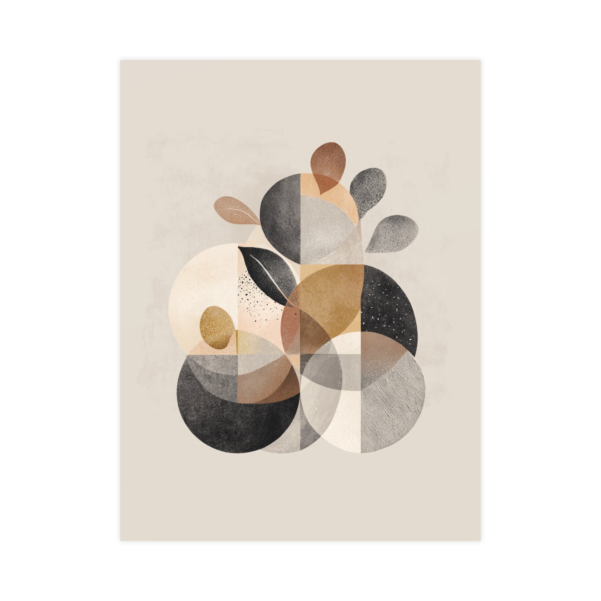Abstract Wall Art Print Neutral Poster