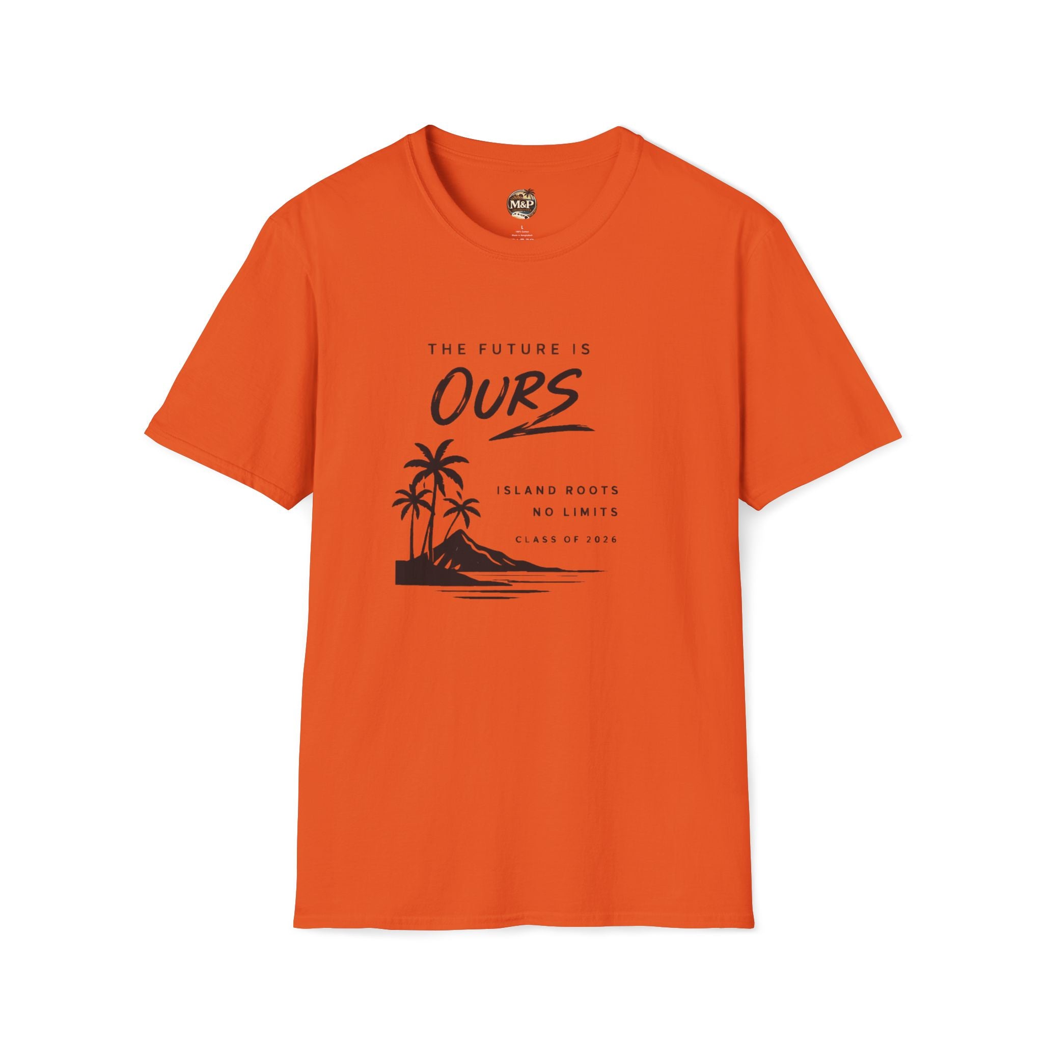 The Future is Ours - Island Roots. No Limits. Class of 2026 T-Shirt by Printify