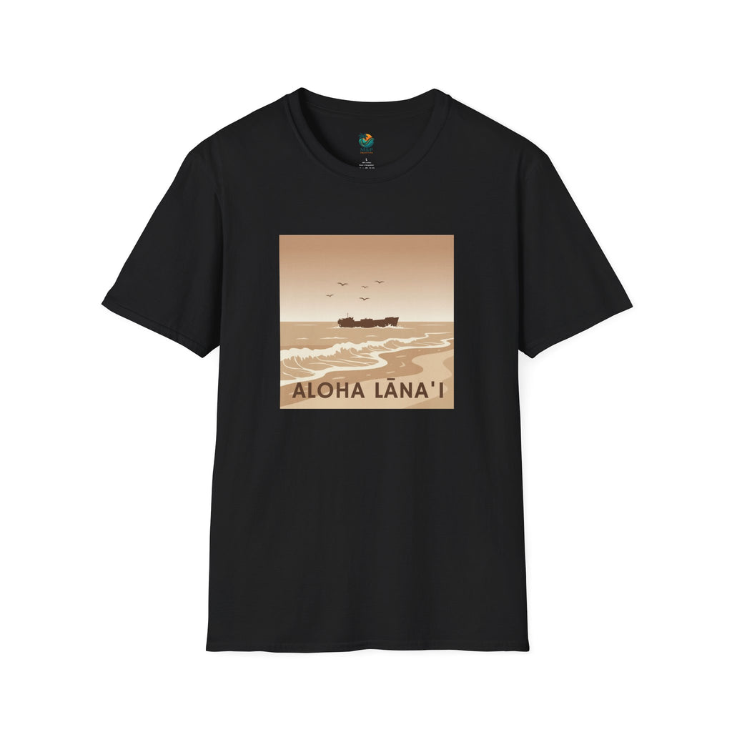 Aloha Lānaʻi Shipwreck Unisex T-Shirt by Printify
