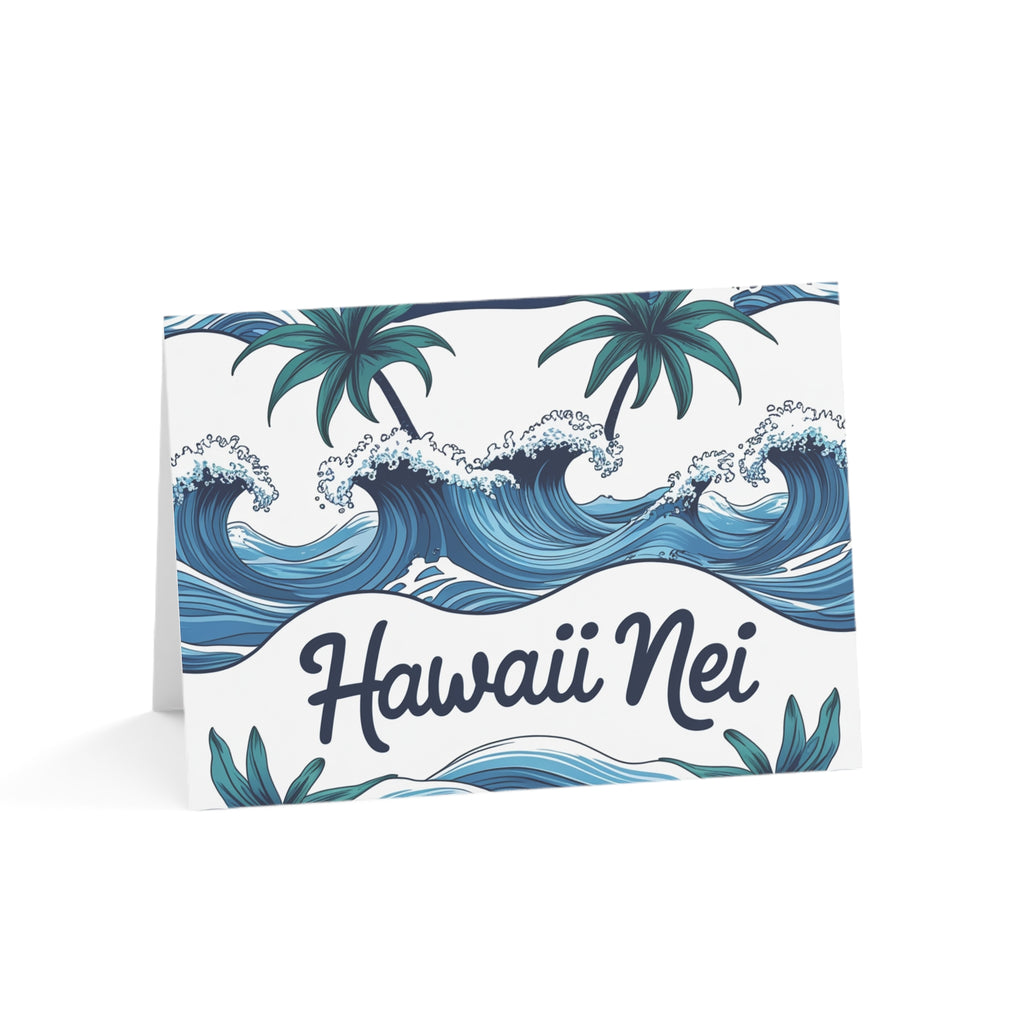 Hawaii Nui Greeting Cards, Set of 10, 30, 50 pcs by Printify