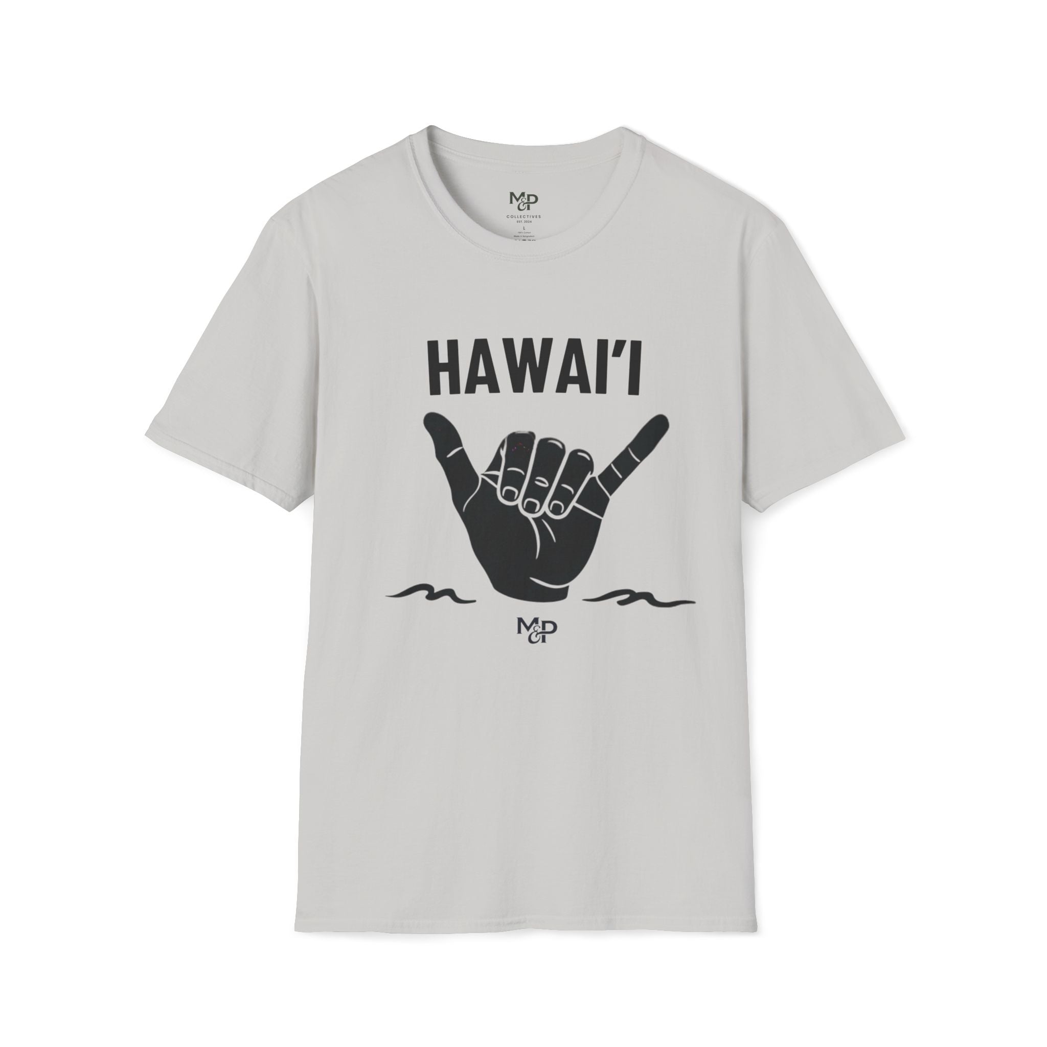 Hawaii Shaka Hand T-Shirt Island Aloha Graphic Tee by Printify