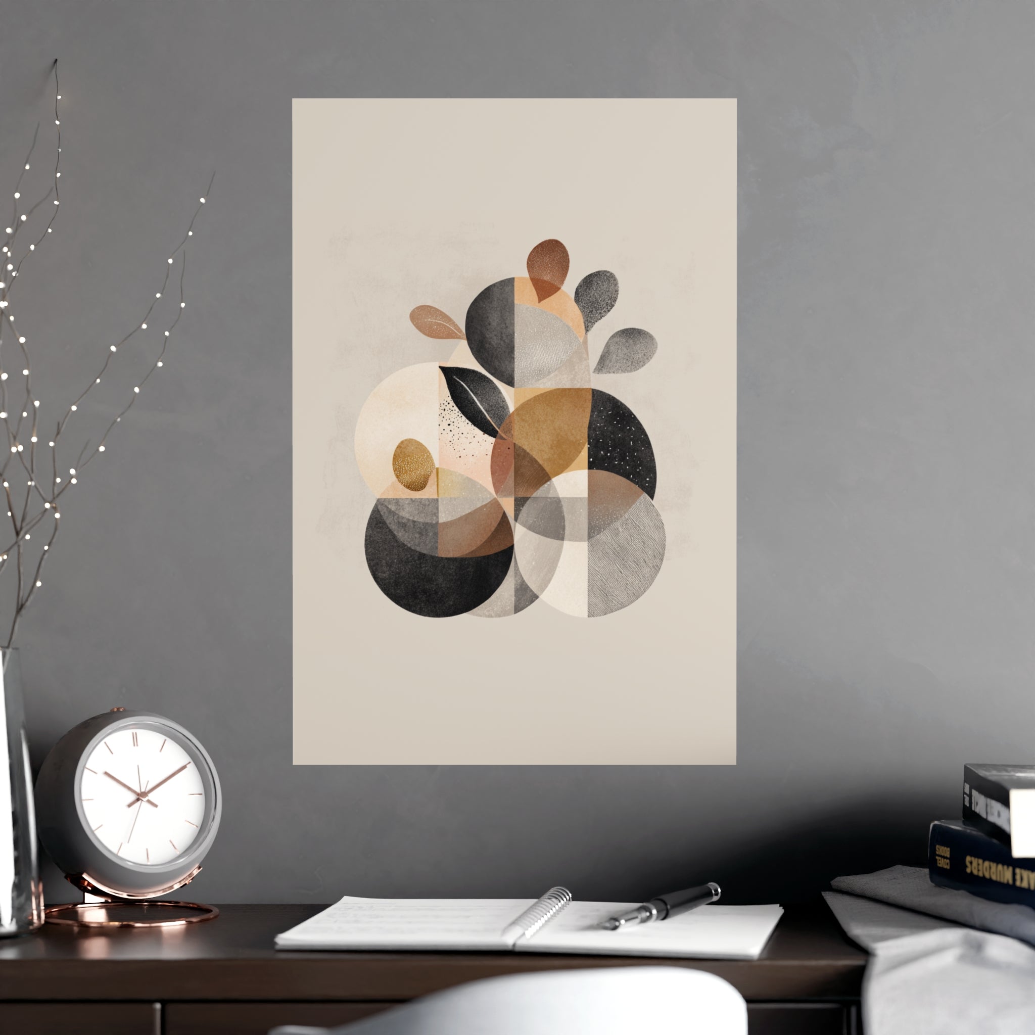Abstract Wall Art Print Neutral Poster