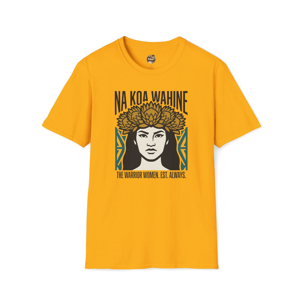 Na Koa Wahine T-Shirt — Hawaiian Women Warriors Tee by Printify