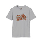 Mama Rooted Strong T-Shirt — Orange by Printify