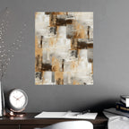 Abstract Wall Art Print Neutral Poster Pattern