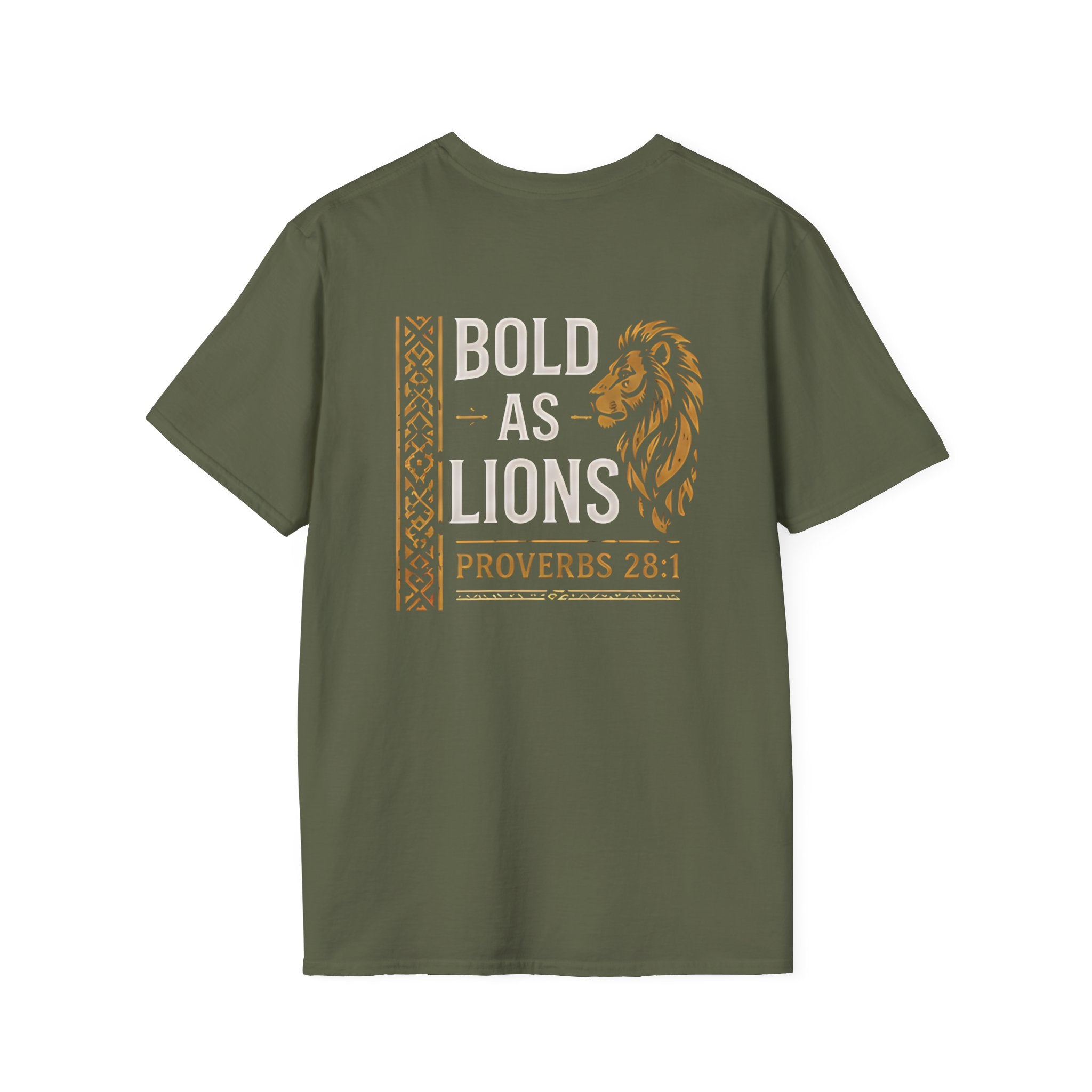 Bold as Lions Proverbs 28:1 Class of 2026 T-Shirt by Printify