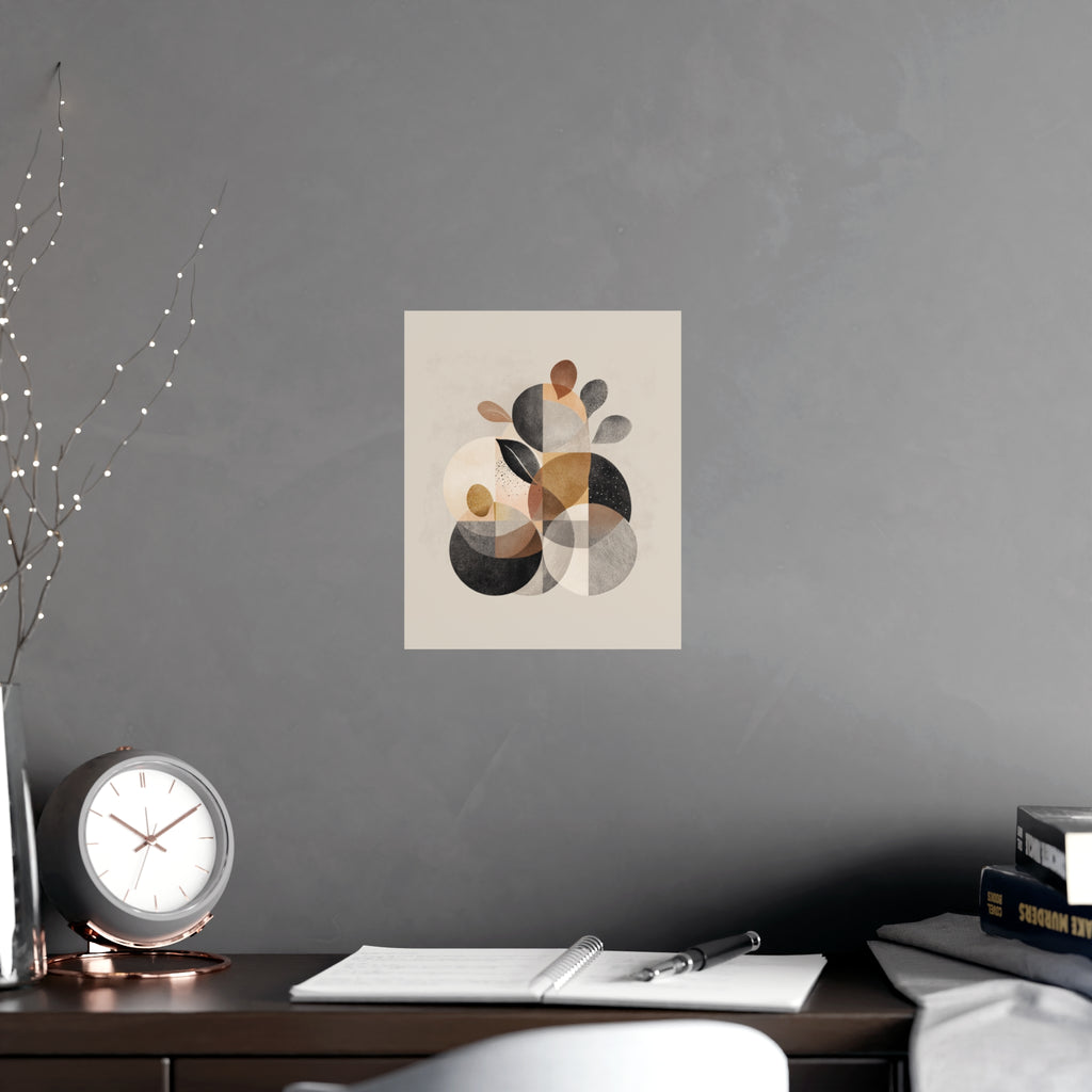 Abstract Wall Art Print Neutral Poster