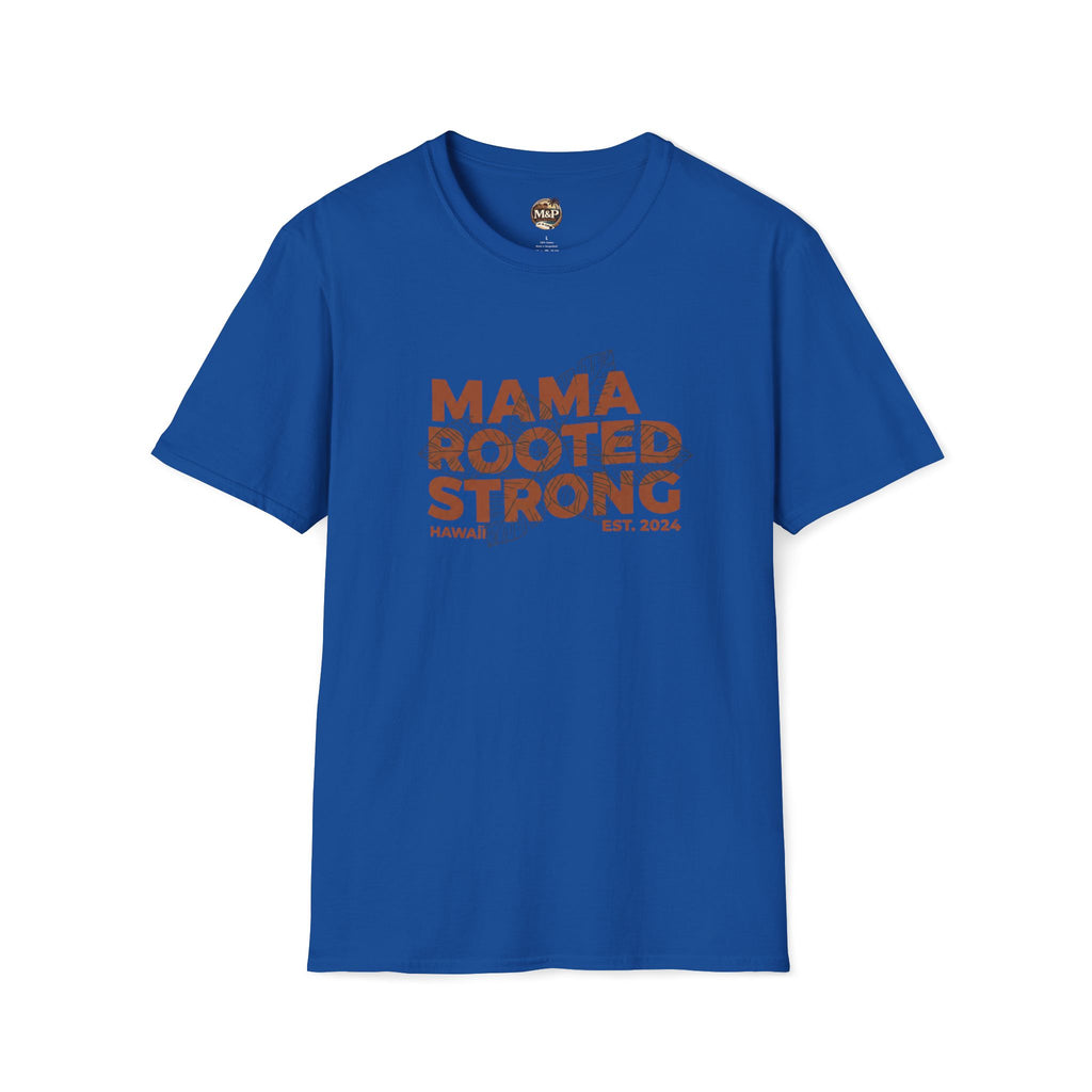 Mama Rooted Strong T-Shirt — Orange by Printify
