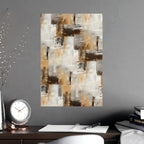 Abstract Wall Art Print Neutral Poster Pattern