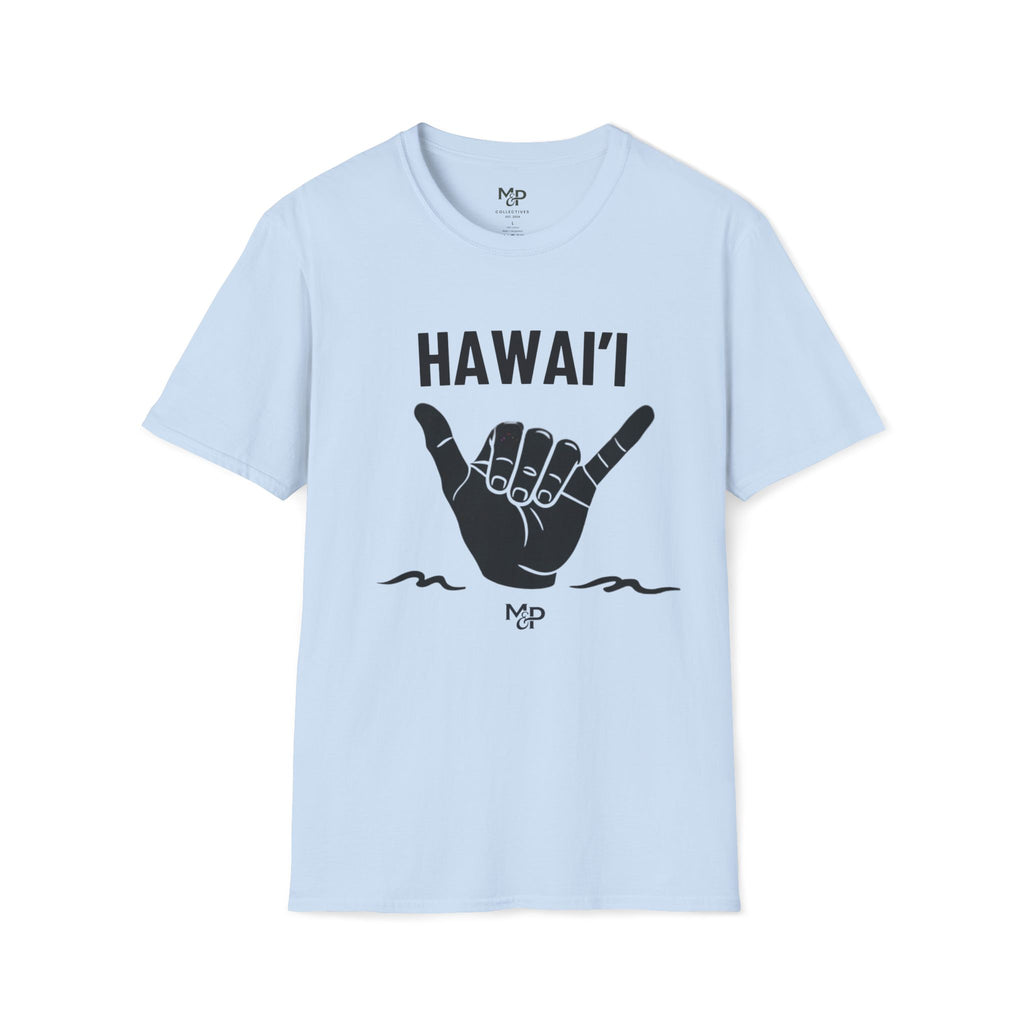 Hawaii Shaka Hand T-Shirt Island Aloha Graphic Tee by Printify