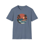 Diamond Head at Sunset T-Shirt | Hawaii Sunset Illustration