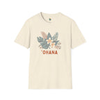 `Ohana blue on Black T-Shirt by Printify
