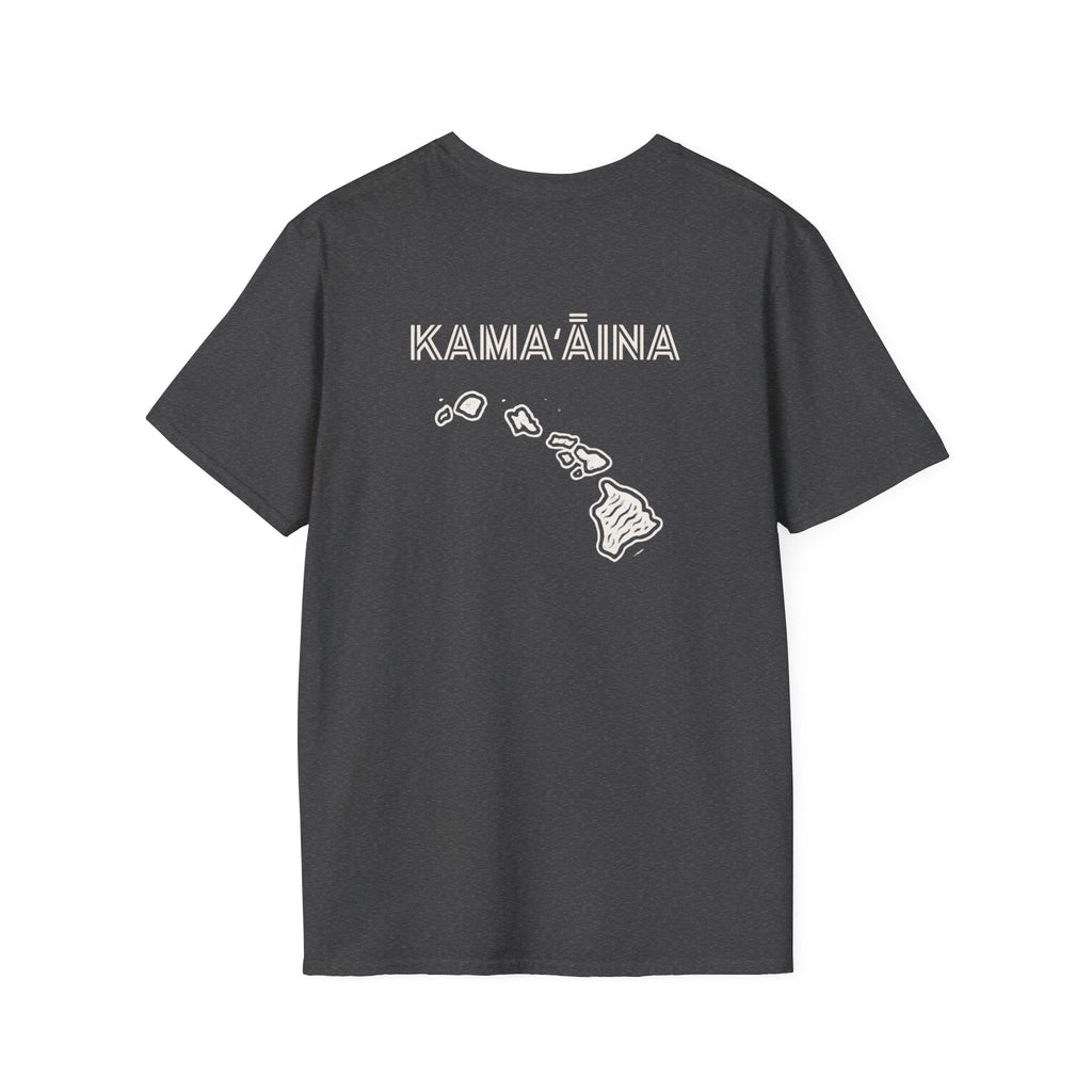 Kamaaina Hawaii Island T-Shirt Back Design by Printify