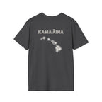 Kamaaina Hawaii Island T-Shirt Back Design by Printify