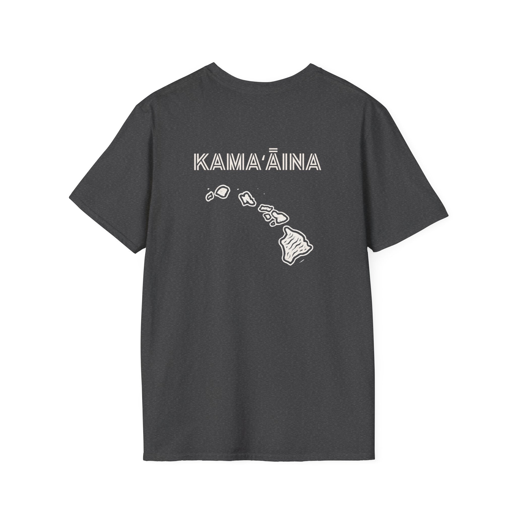 Kamaaina Hawaii Island T-Shirt Back Design by Printify