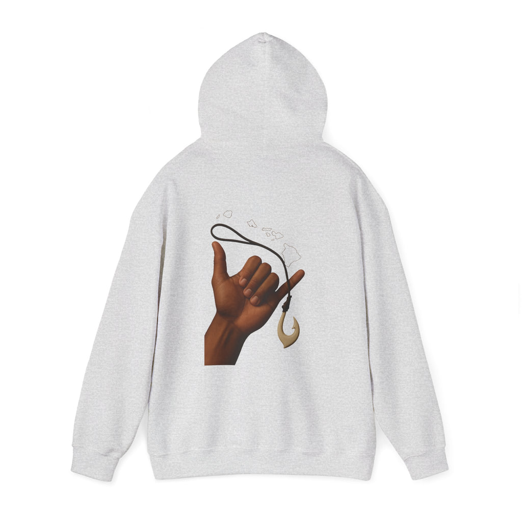 Fisher of Men Shaka Fishhook Hoodie by Printify