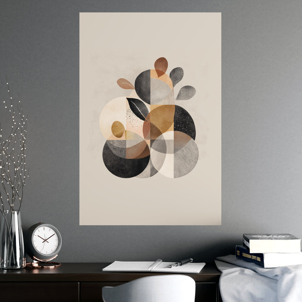 Abstract Wall Art Print Neutral Poster