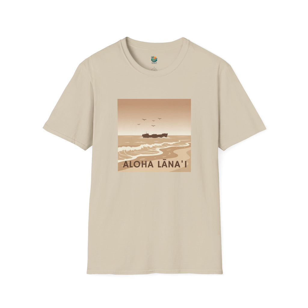 Aloha Lānaʻi Shipwreck Unisex T-Shirt by Printify