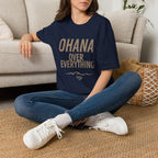 Ohana Over Everything T-Shirt | Family Motto Tee by Printify