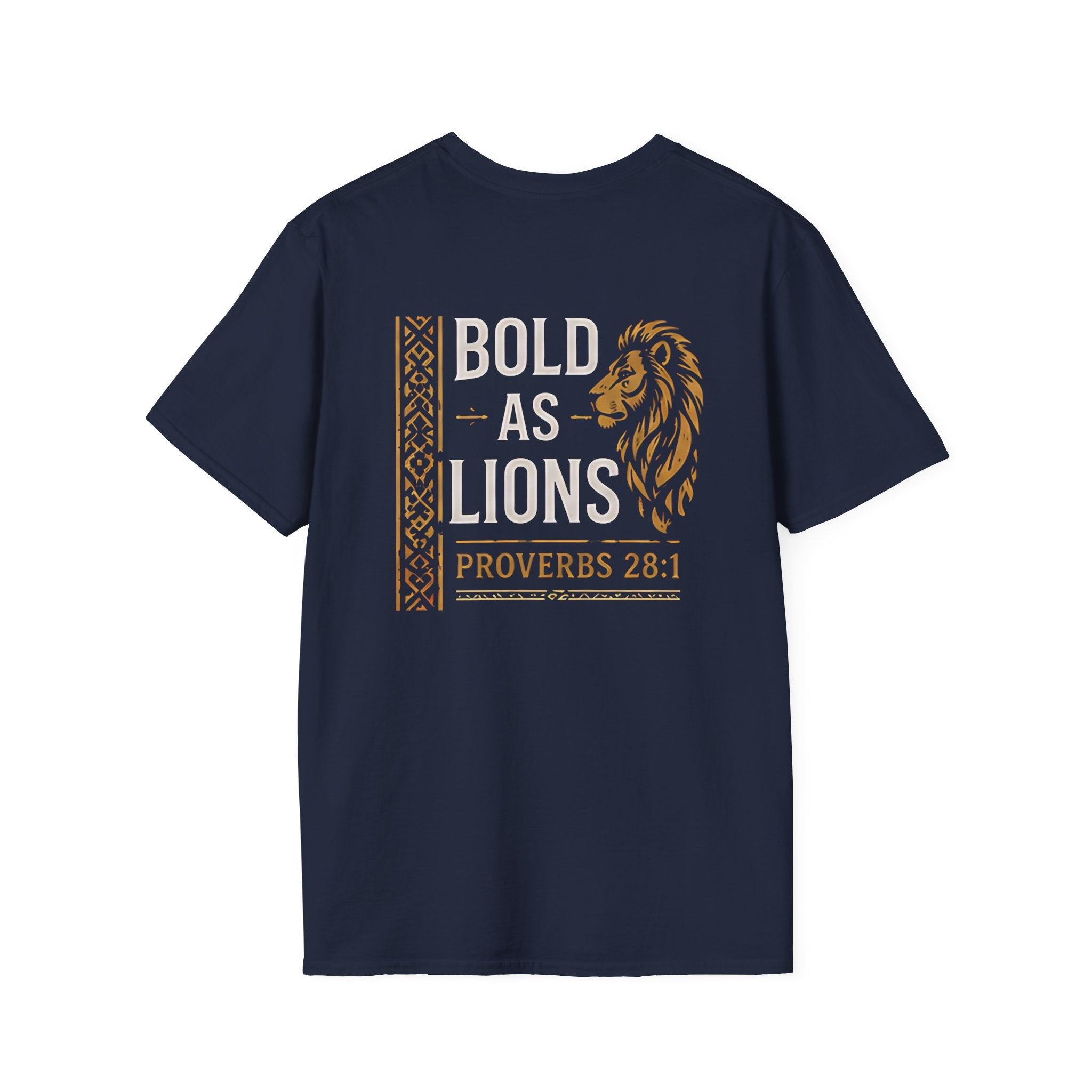 Bold as Lions Proverbs 28:1 Class of 2026 T-Shirt by Printify