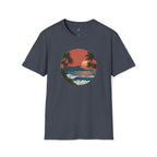 Diamond Head at Sunset T-Shirt | Hawaii Sunset Illustration