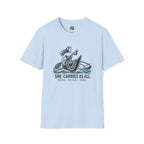 She Carries Us All T-Shirt — Inspirational Women's Support Tee by Printify