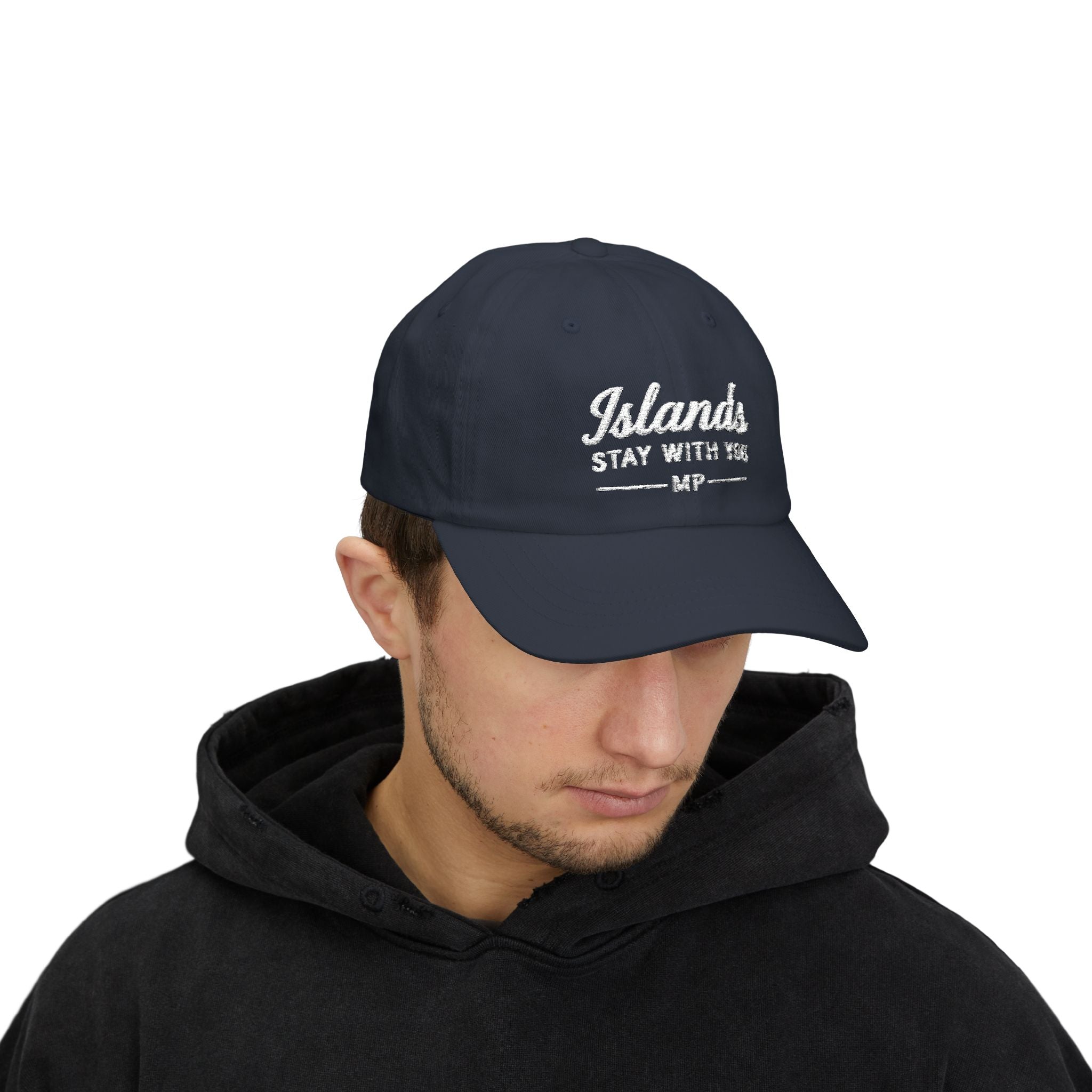 Islands Stay With You Dad Cap | Camo Baseball Hat by Printify