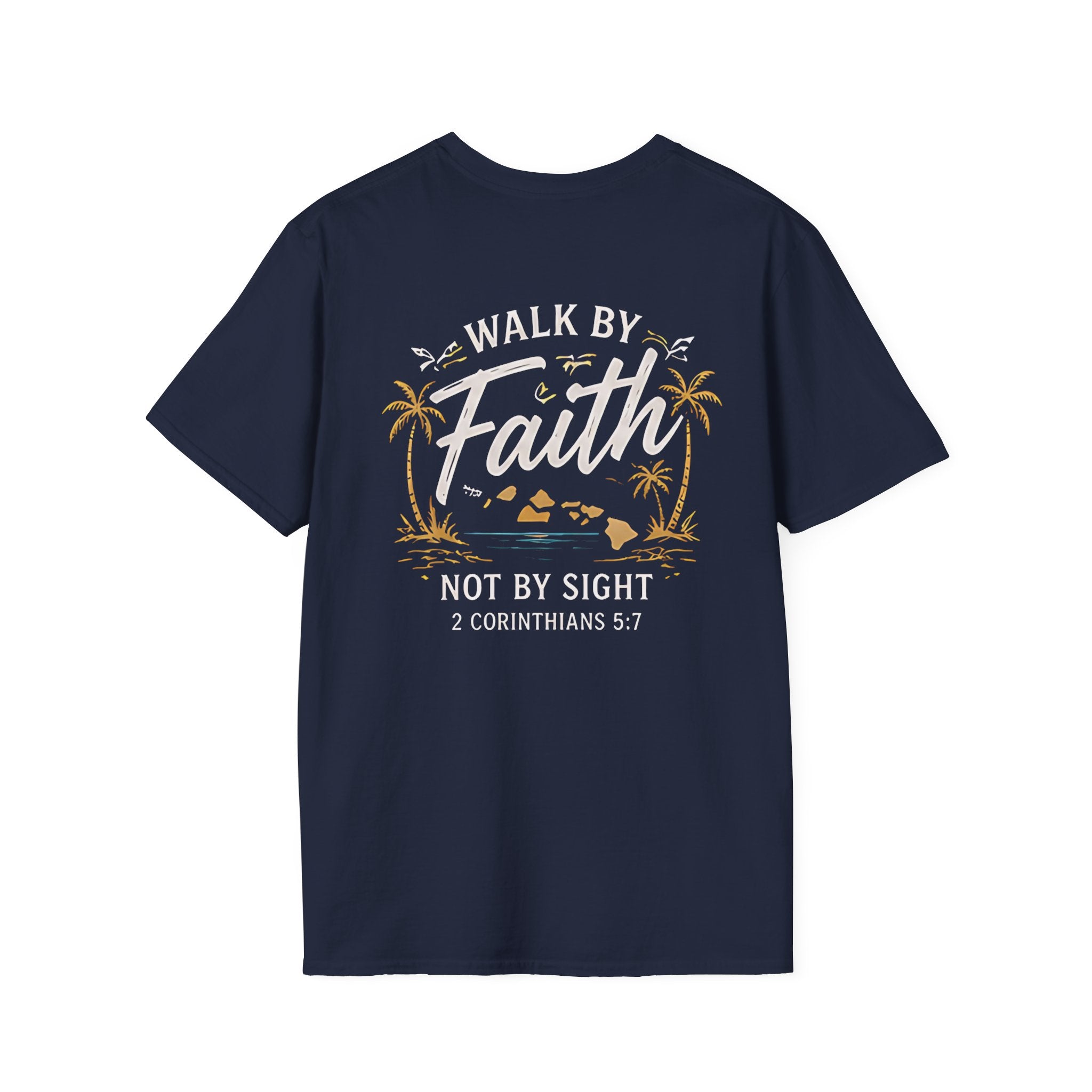 Walk by Faith Not by Sight 2 Corinthians 5:7 Class of 2026 T-Shirt by Printify