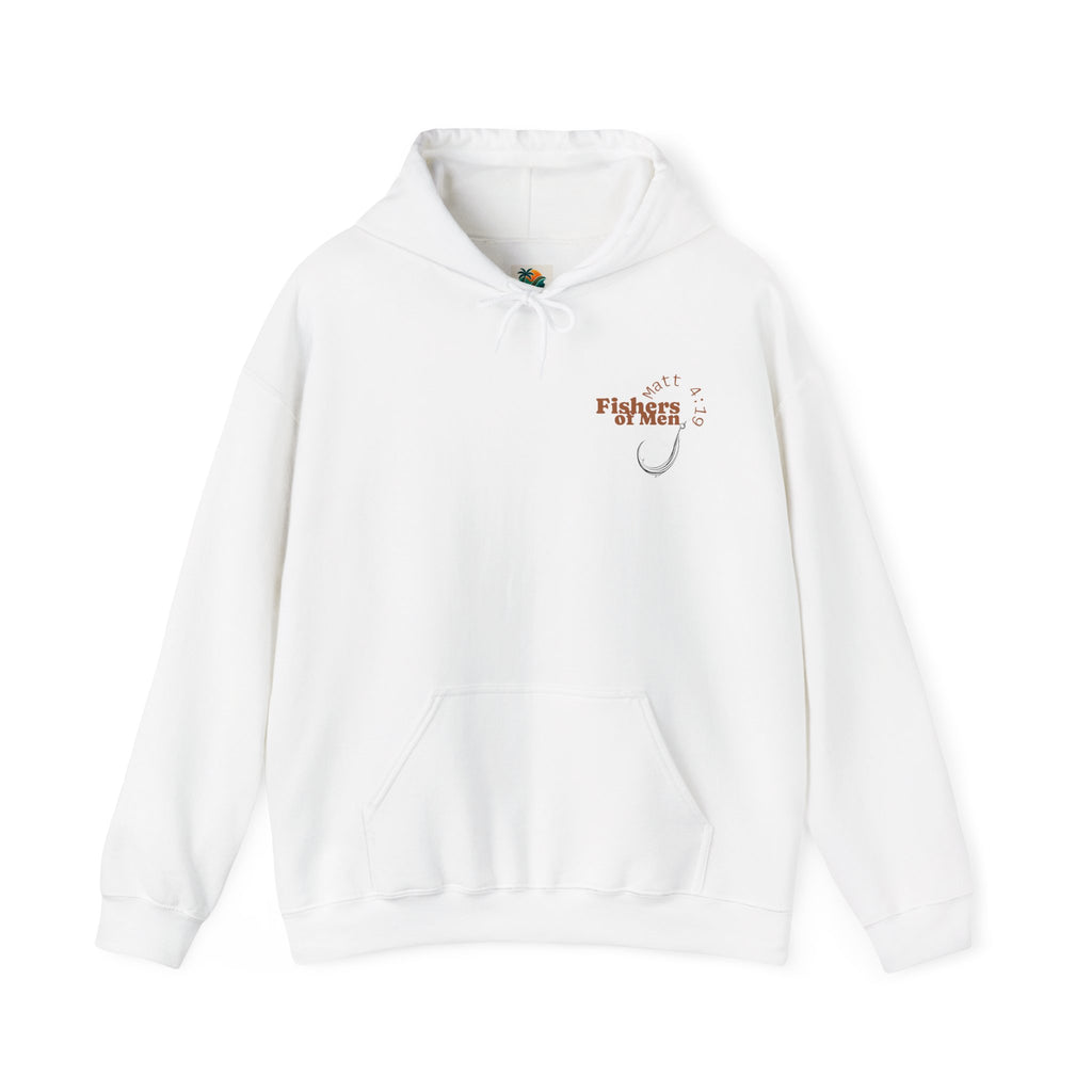 Fisher of Men Shaka Fishhook Hoodie by Printify