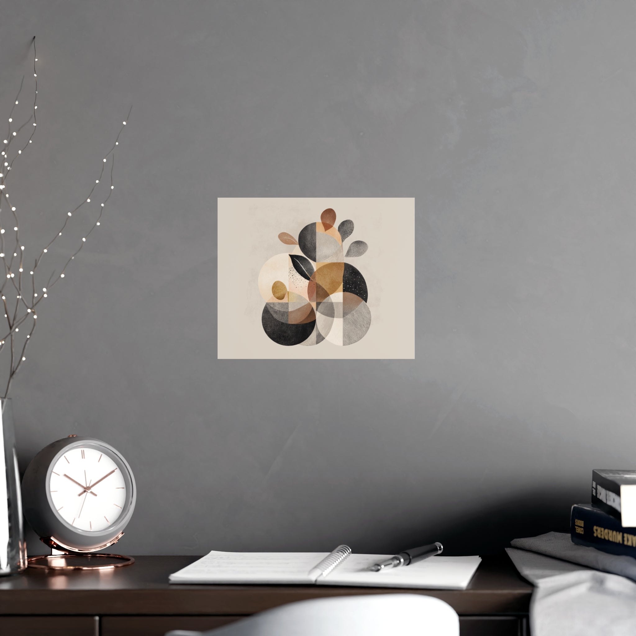 Abstract Wall Art Print Neutral Poster