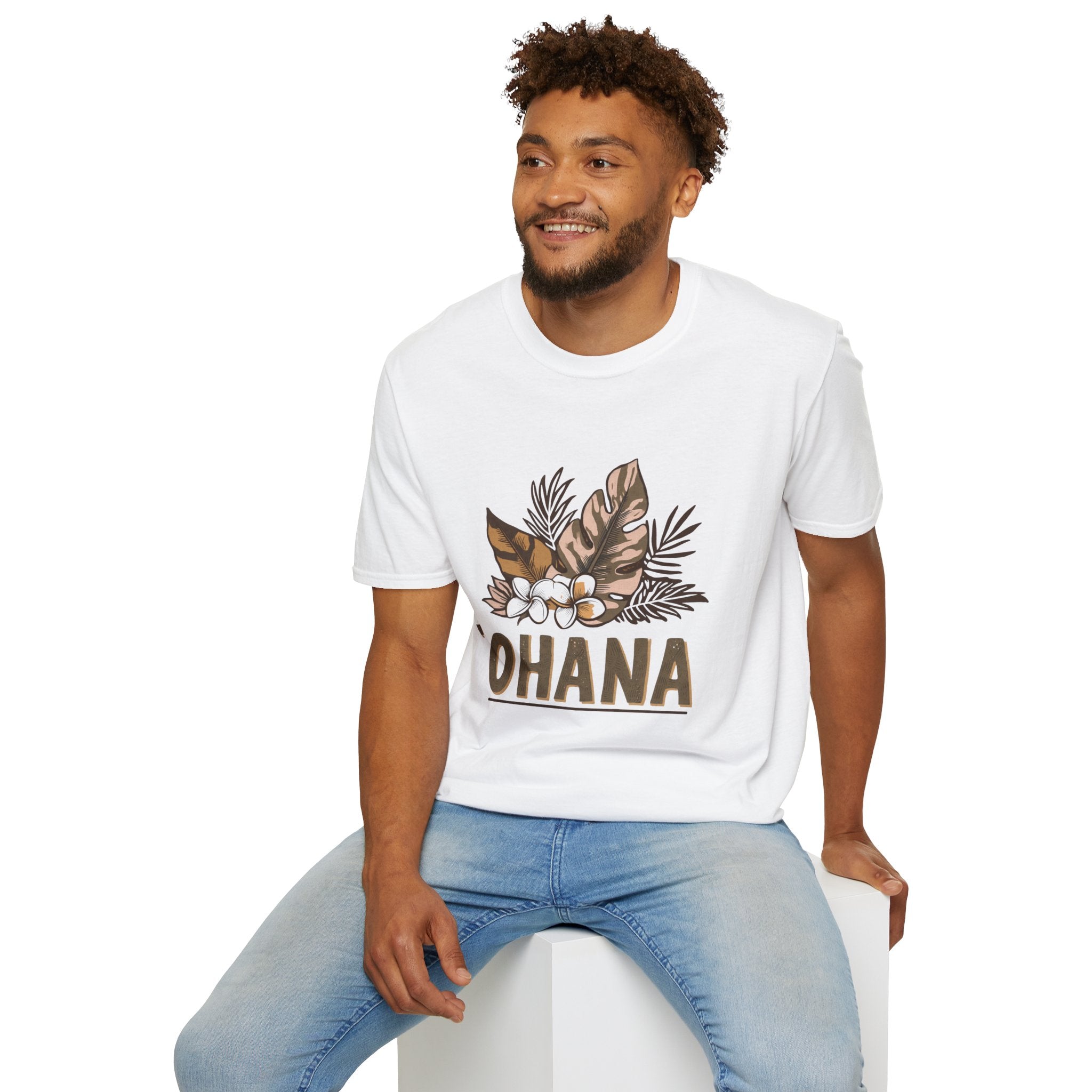 `Ohana Blue on Black T-Shirt