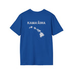 Kamaaina Hawaii Island T-Shirt Back Design by Printify
