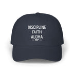 Discipline Faith Aloha Cap | Embroidered Dad Hat by Printify