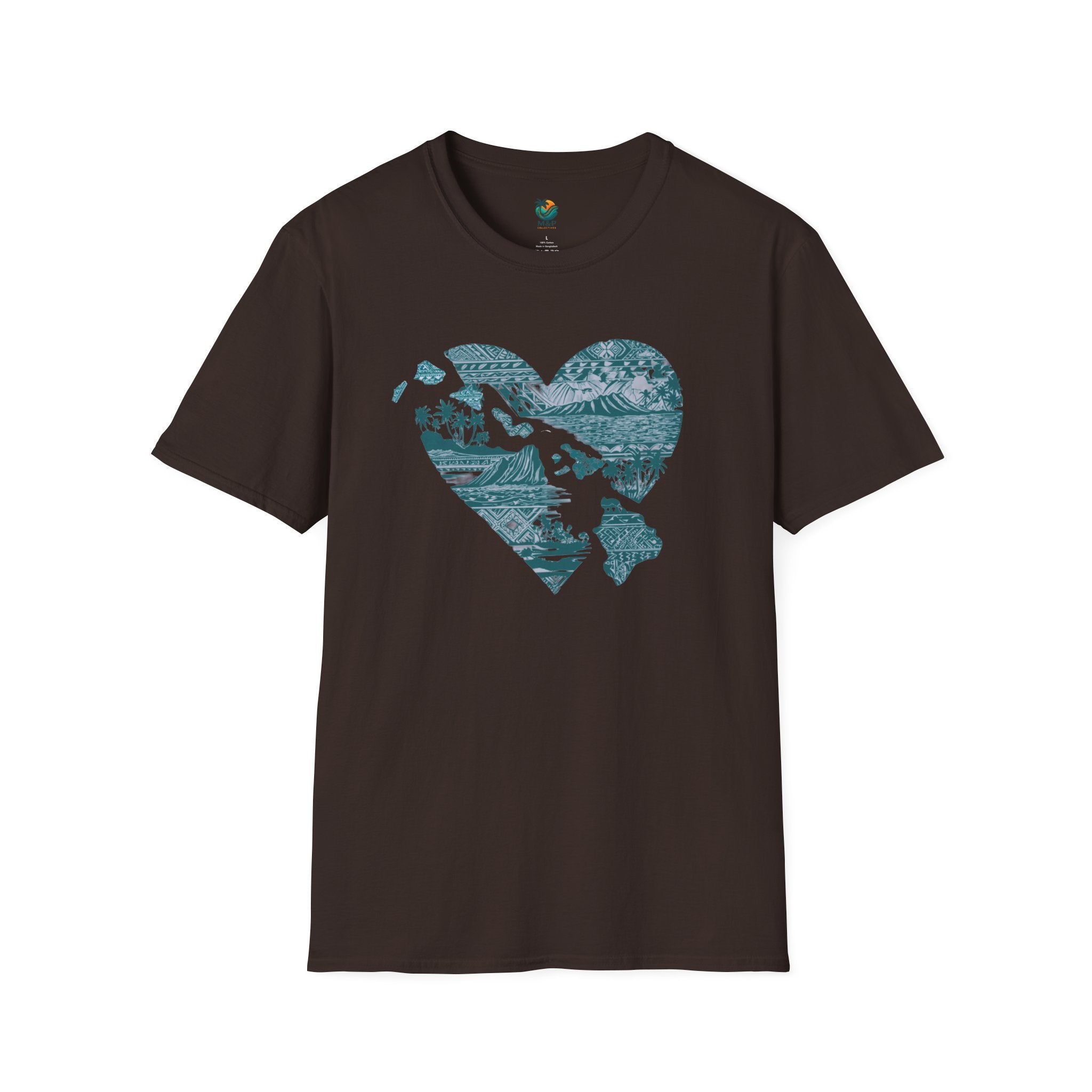Hawaii at Heart Blue Unisex T-Shirt