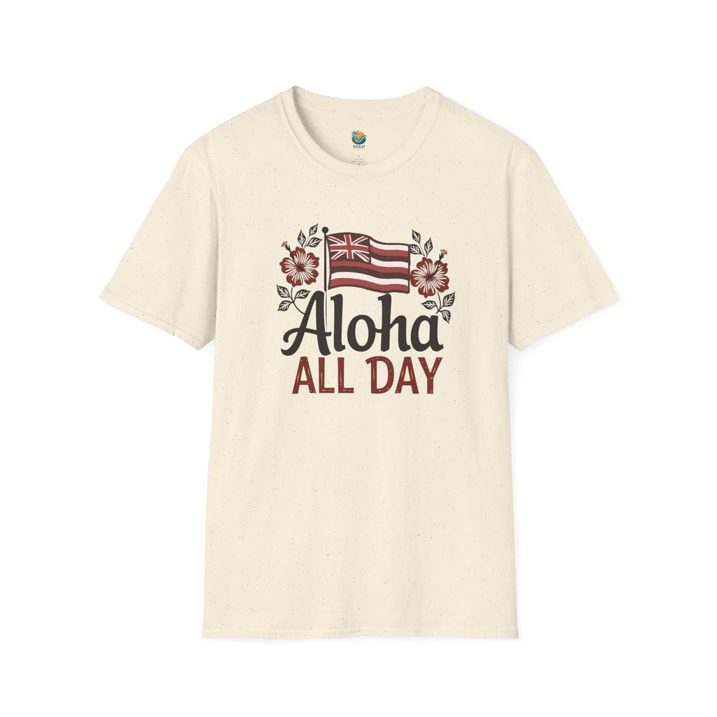 Aloha All Day T-shirt by Printify