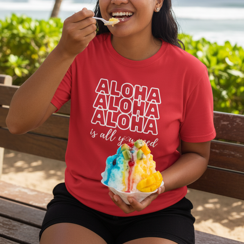 Aloha Is All You Need Valentine T-Shirt