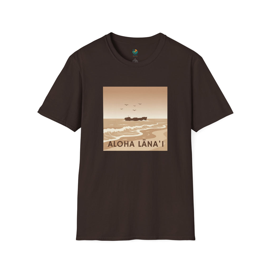 Aloha Lānaʻi Shipwreck Unisex T-Shirt by Printify