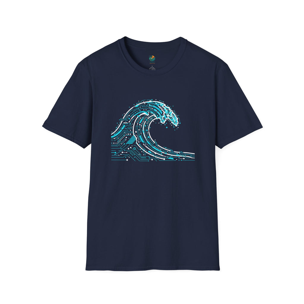 Constellation Wave T-Shirt by Printify
