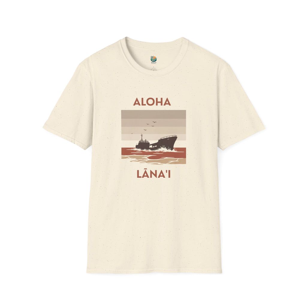 Aloha Lānaʻi Shipwreck Beach T-Shirt by Printify